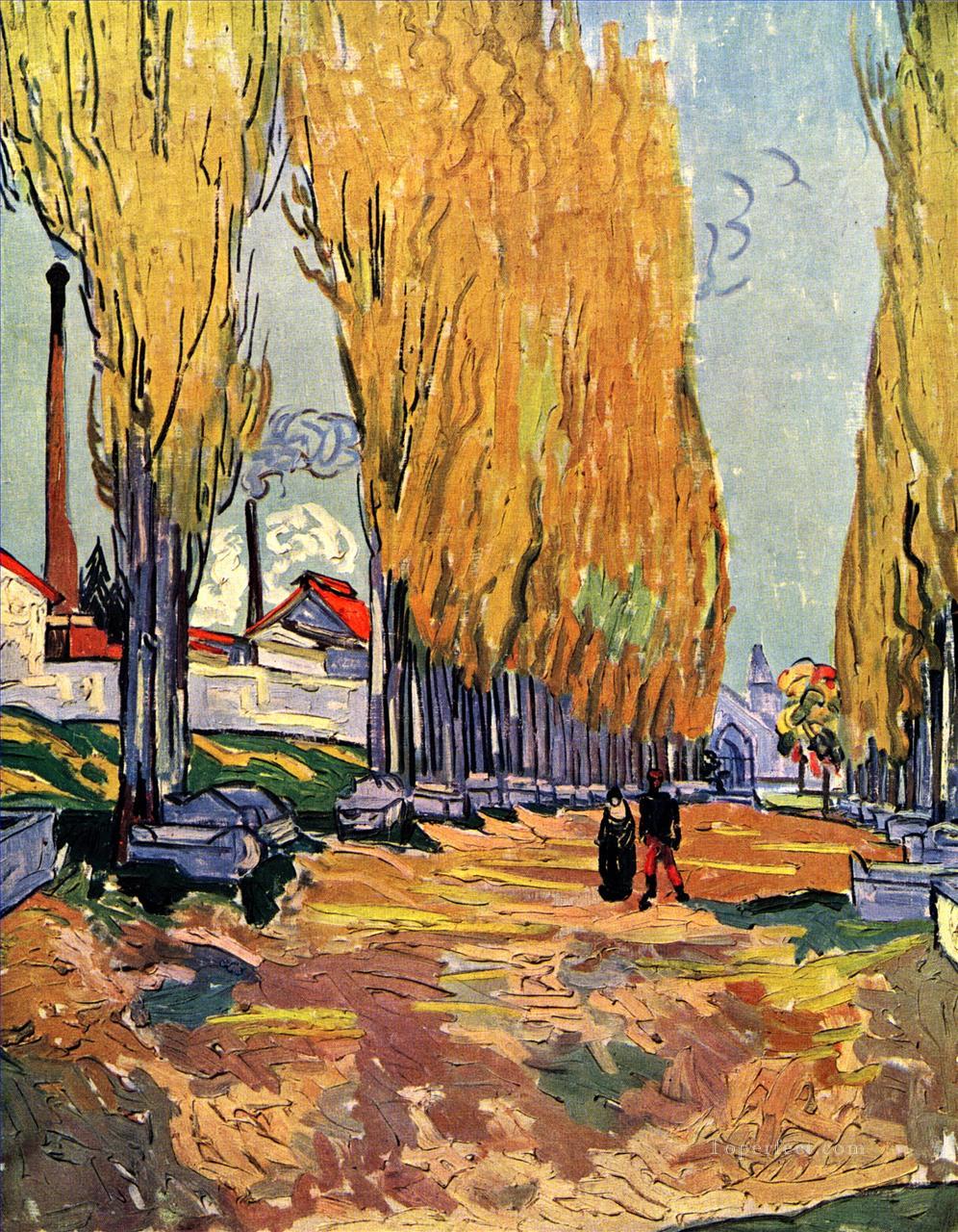 Les Alyscamps Vincent van Gogh Oil Paintings